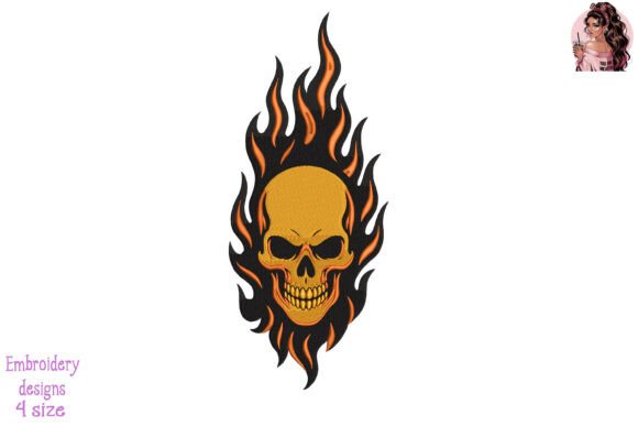 Fireborn Skull Embroidery: A Designer’s Review