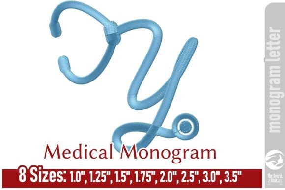 Medical Embroidery Monogram Letter Y Review