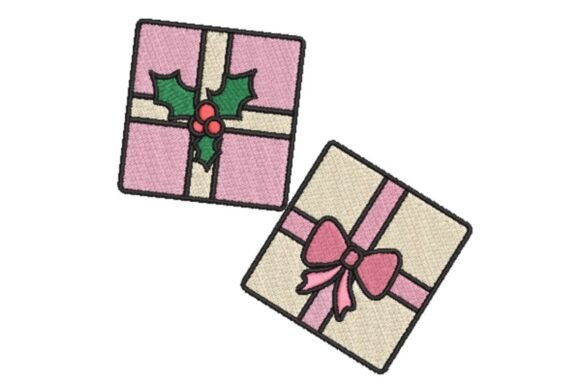 Pink Christmas Presents Embroidery: A Designer’s Review