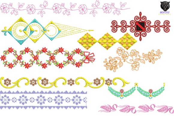 Review: Border Collection Embroidery Design for Craft Fairs