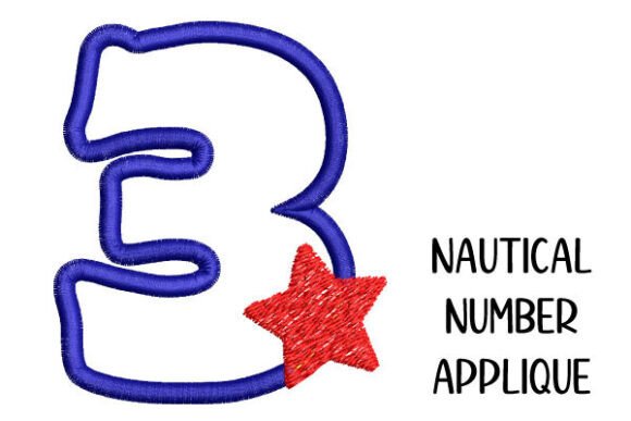 Review: Number 3 Appliqué with Star Embroidery