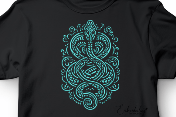 Review: Snake Machine Embroidery Design for Craft Fairs