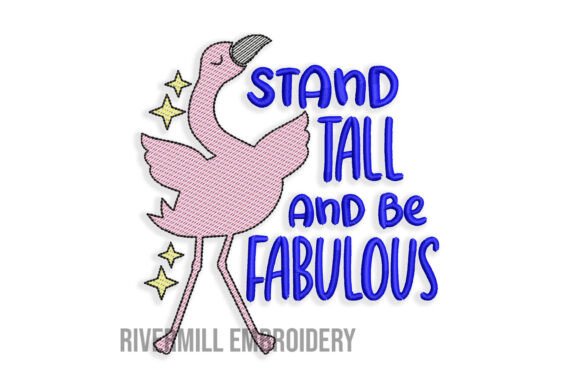 Review: Stand Tall Be Fabulous Embroidery Design