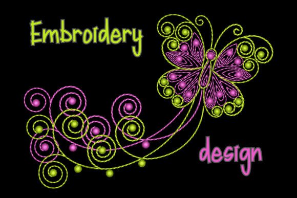 Reviewing Butterfly Swirls Embroidery Design for Holiday Sales