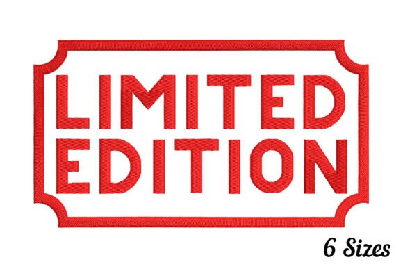 Reviewing Exclusive Limited Edition Embroidery