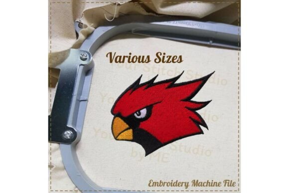 Reviewing the Cardinals Embroidery Design for Boutique Sweatshirts