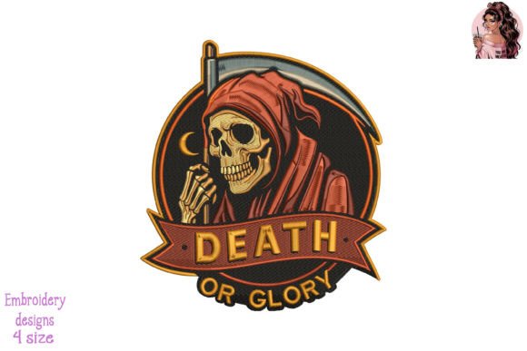 Reviewing the Death or Glory Grim Reaper Embroidery