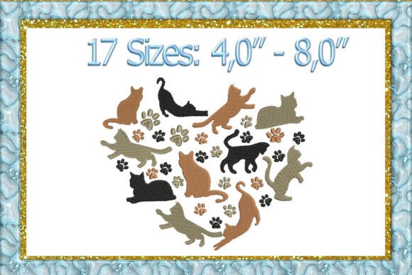 Reviewing the I Love Cats Embroidery Design for Holiday Sales
