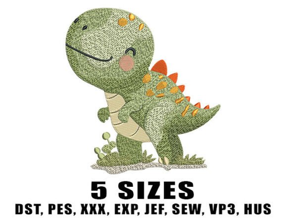 Reviewing the Little Dino Lover Embroidery Design